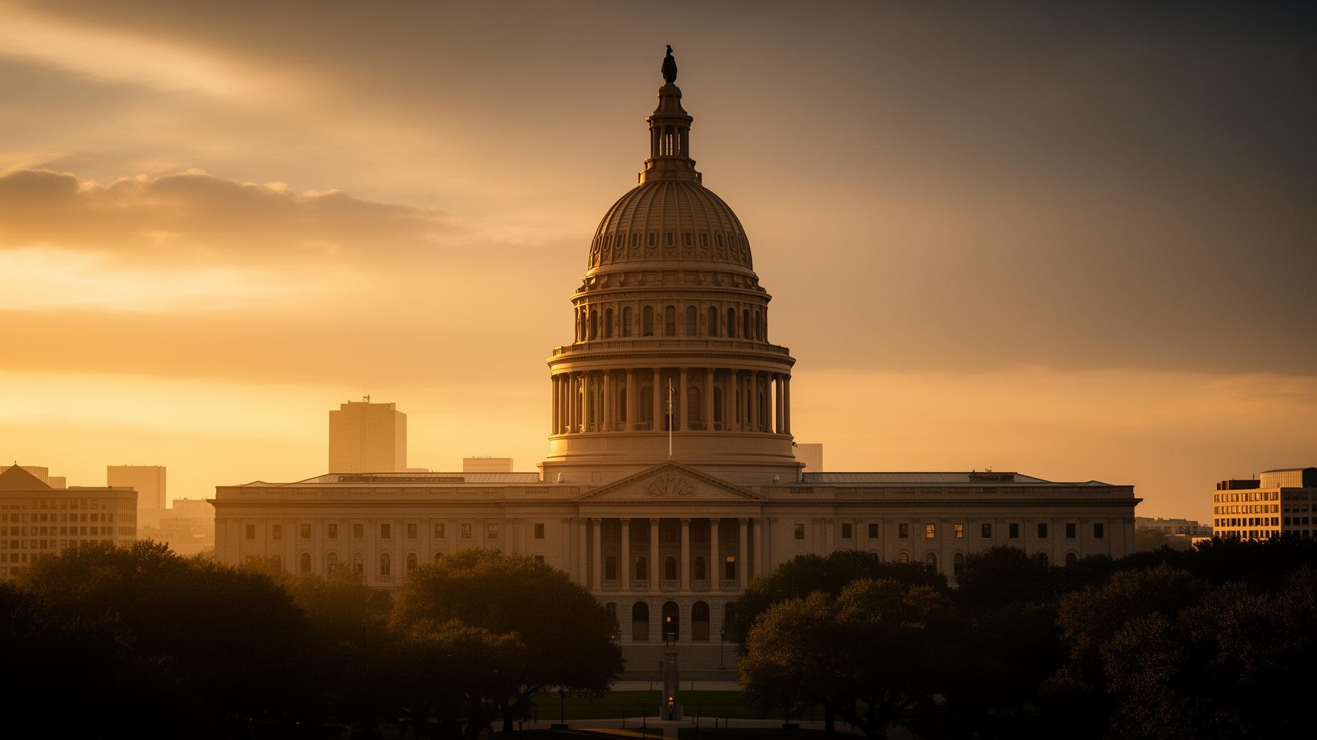 Texas State Capitol at dawn